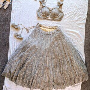 XXL Glamorous Bridal 2-Piece Set